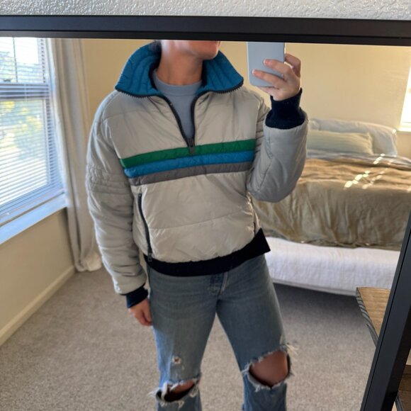 Vintage Roffe Skiwear Pullover Puffer Ski Coat Size Small - Picture 10 of 10